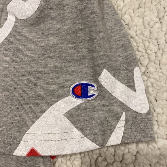 Gray Champion Heritage Logo Short-sleeve Crop Top - Picture 2 of 5